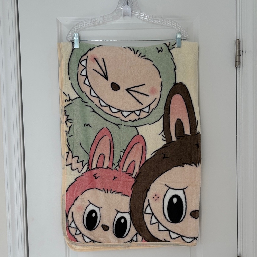 Labubu Character Blanket